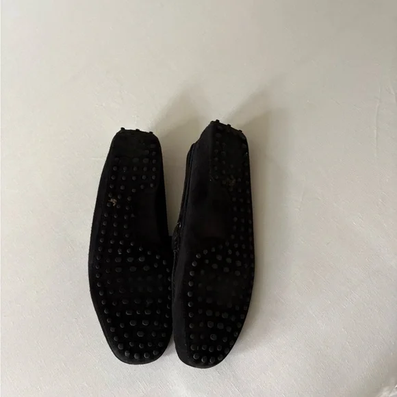 Tod's Black Suede Men's Slip-On Loafers - Picture 3 of 4